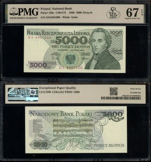 Poland, 5,000 zloty, 1.12.1988