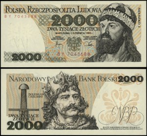 Poland, 2,000 zloty, 1.06.1982