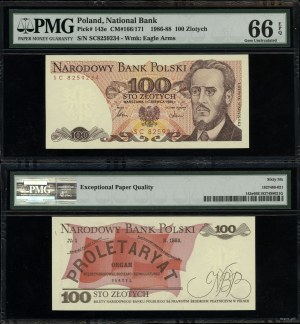 Poland, 100 zloty, 1.06.1986
