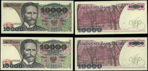 Poland, set: 2 x 10,000 zlotys, 1.12.1988