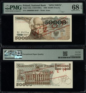 Poland, 50,000 zloty, 1.12.1989