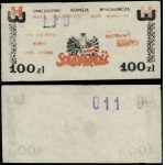 Poland, 100 zloty TKW NSZZ SOLIDARNOŚĆ, Warsaw