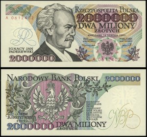 Poland, 2,000,000 zloty, 14.08.1992