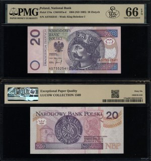 Poland, 20 zloty, 25.03.1994