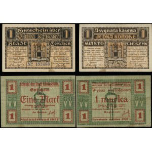 Śląsk, zestaw 2 banknotów, 1919-1921