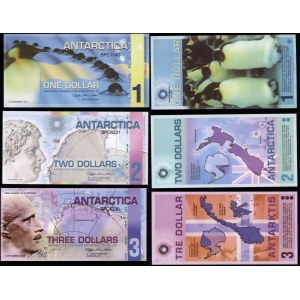 Antarktyda, zestaw 6 banknotów, 2008-2011