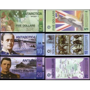 Antarktyda, zestaw 6 banknotów, 2008-2011
