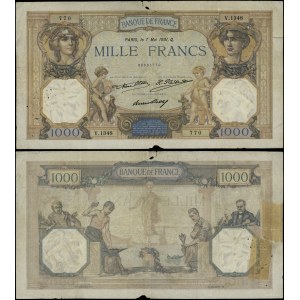 Francja, 1.000 franków, 7.05.1931