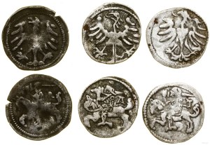 Poland, set of 3 x Lithuanian denarius, Vilnius