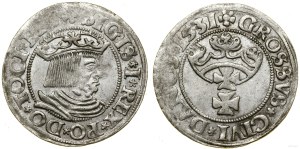 Poland, grosz, 1531, Gdańsk