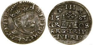 Poland, trojak, 1585, Riga