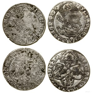 Polska, zestaw: 2 x szóstak, 1626, 1627, Kraków