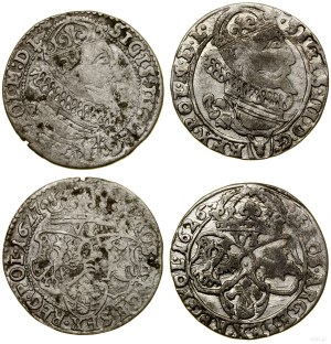 Poland, set: 2 x sixpence, 1626, 1627, Cracow