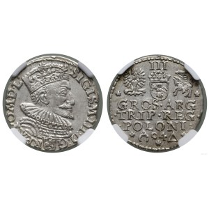 Polska, trojak, 1594, Malbork