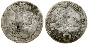 Poland, sixpence, 1666, Vilnius