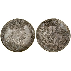 Polska, ort, 1754 EC, Lipsk