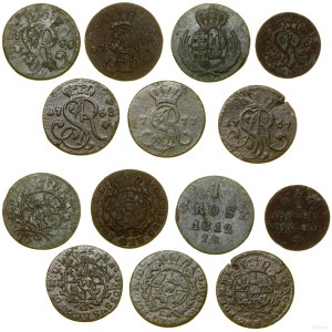 Poland, set of 7 coins, 1766-1812, Krakow and Warsaw