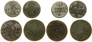 Poland, set of 4 coins, 1767-1768, Cracow