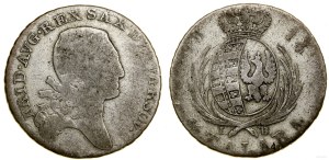 Poland, 1/3 thaler (two-zloty), 1814 IB, Warsaw