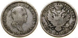 Poland, 2 zloty, 1823 IB, Warsaw