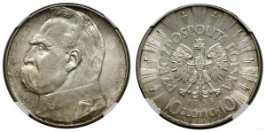 Poland, 10 zloty, 1938, Warsaw