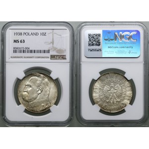 Polska, 10 złotych, 1938, Warszawa