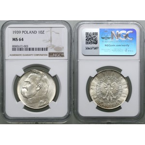 Polska, 10 złotych, 1939, Warszawa