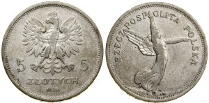 Poland, 5 zloty, 1930, Warsaw