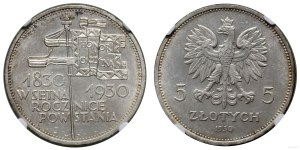Poland, 5 zloty, 1930, Warsaw