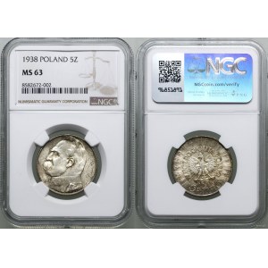 Polska, 5 złotych, 1938, Warszawa