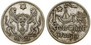 Poland, 1 guilder, 1923, Utrecht