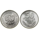Polska, klaser z monetami polskimi, z lat 1949-1972, Kremnica i Warszawa