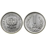 Polska, klaser z monetami polskimi, z lat 1949-1972, Kremnica i Warszawa