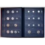 Polska, klaser z monetami polskimi, z lat 1949-1972, Kremnica i Warszawa
