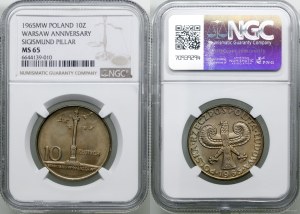Poland, 10 zloty, 1965, Warsaw