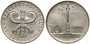 Poland, 10 zloty, 1966, Warsaw