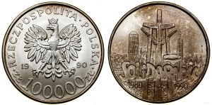 Poland, 100,000 zloty, 1990, USA