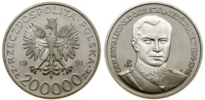 Poland, 200,000 zloty, 1991, Warsaw