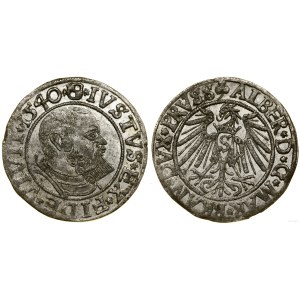 Prusy Książęce (1525-1657), grosz, 1540, Królewiec