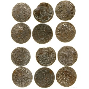 Śląsk, zestaw: 6 x obol, 1651-1654, Cieszyn