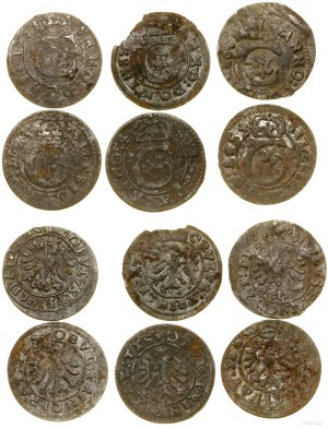 Silesia, set: 6 x obol, 1651-1654, Cieszyn