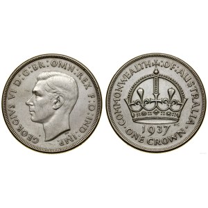 Australia, 1 korona, 1937, Melbourne