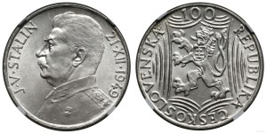 Czechoslovakia, 100 crowns, 1949