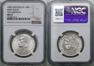 Czechoslovakia, 100 crowns, 1949