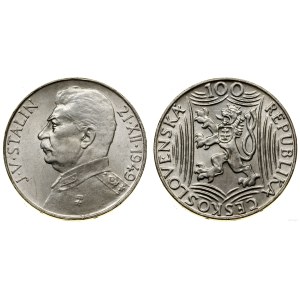 Czechosłowacja, 100 koron, 1949, Kremnica
