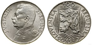Czechoslovakia, 100 crowns, 1949, Kremnica