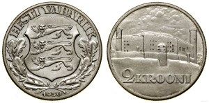 Estonia, 2 crowns, 1930, Tallinn