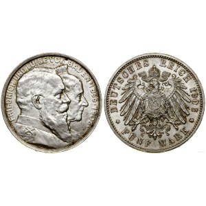 Niemcy, 5 marek, 1906, Karlsruhe