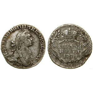 Rosja, griwiennik, 1771 ММД, Moskwa