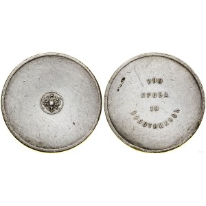 Rosja, odważnik wagi 10 zołotników, bez daty (1881)
